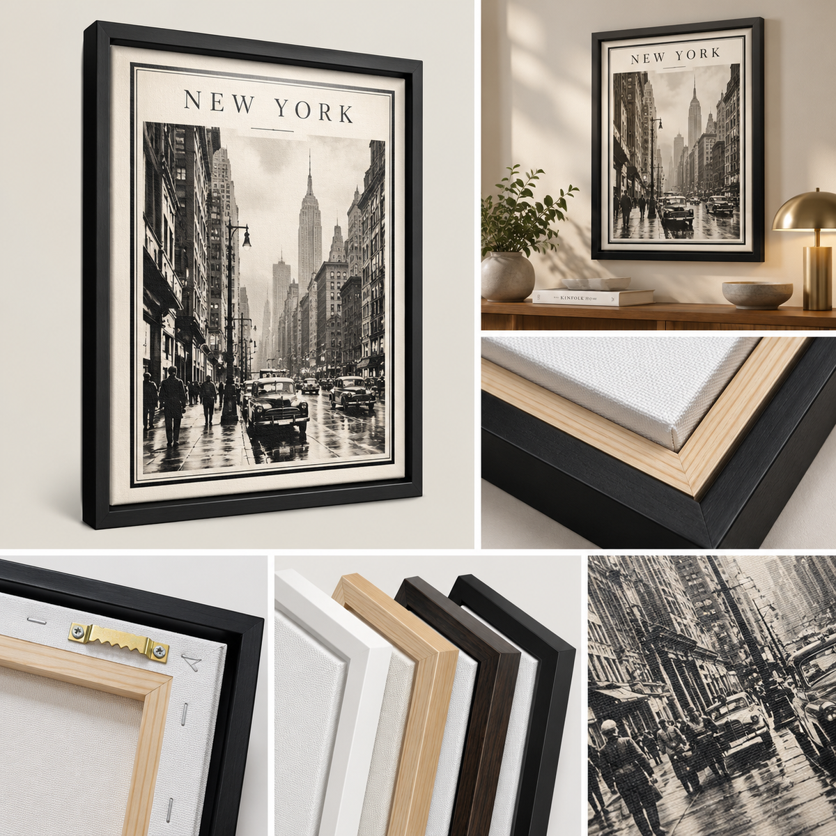 Framed Canvas Wall Art