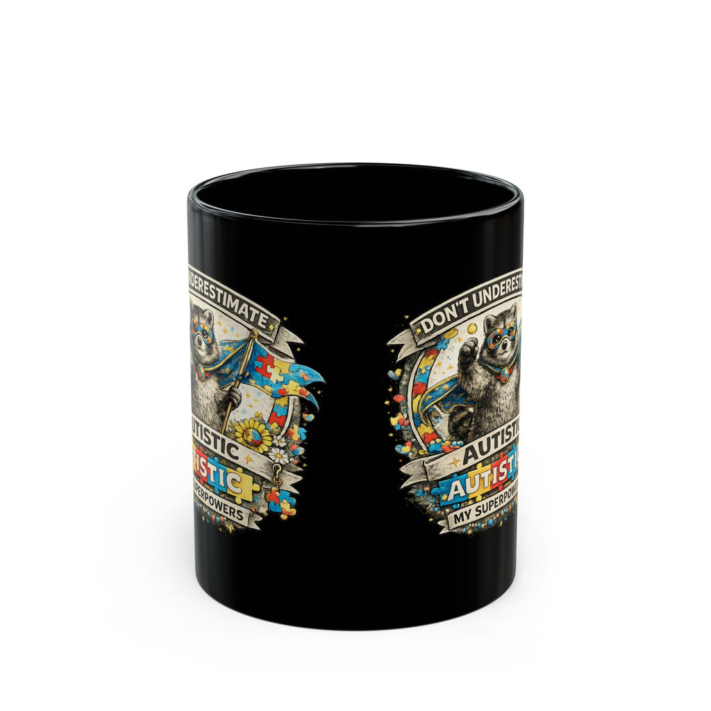 Autism Awareness Mug Dont Underestimate Autistic Superpower Coffee Cup Gift