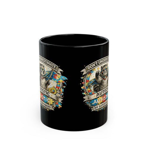 Autism Awareness Mug Dont Underestimate Autistic Superpower Coffee Cup Gift