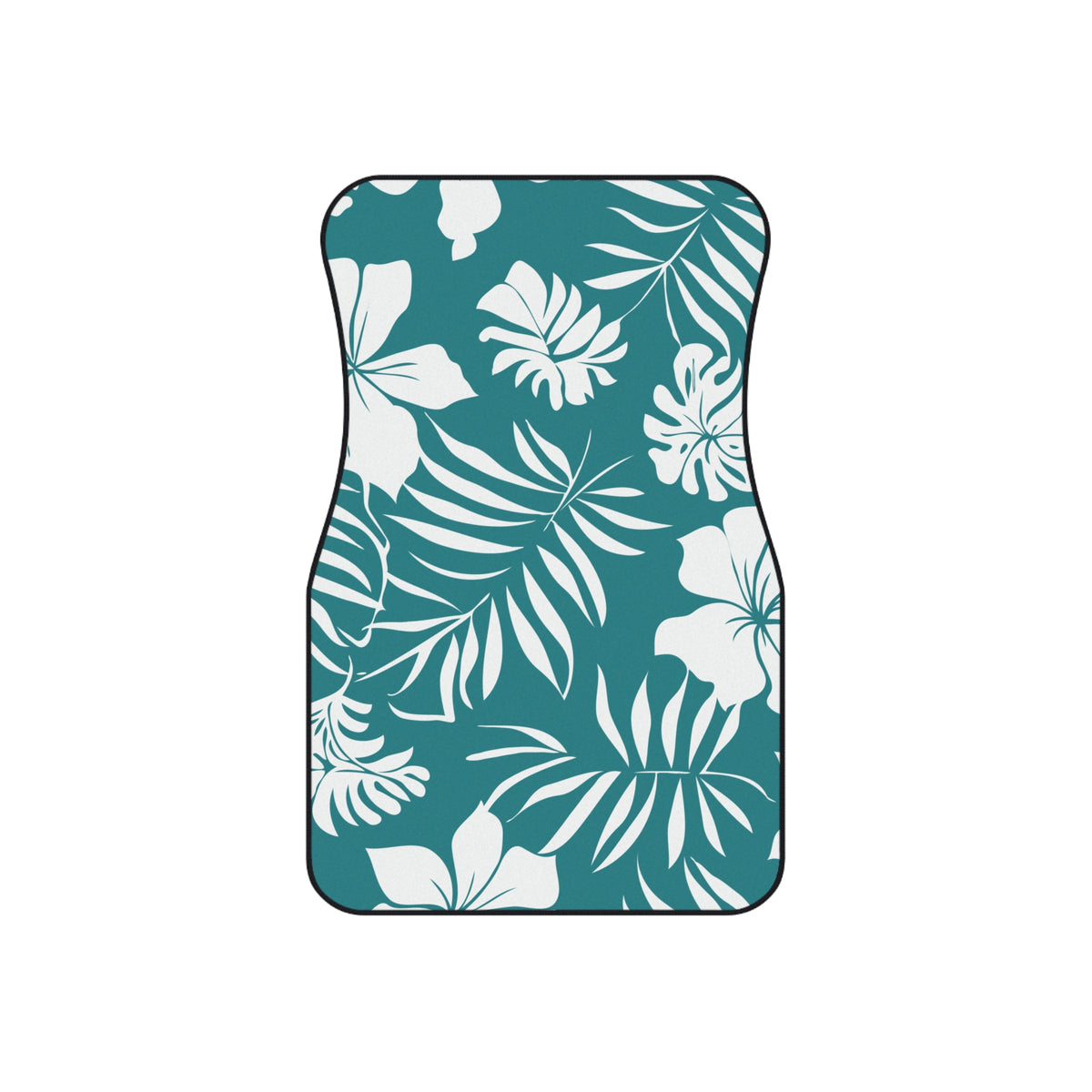 Tropical Floral Car Floor Mats – 4-Piece Set
