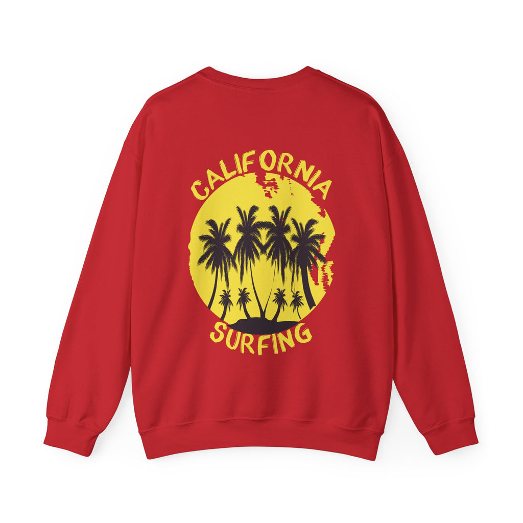 California Surfing Heavy Blend Crewneck Sweatshirt