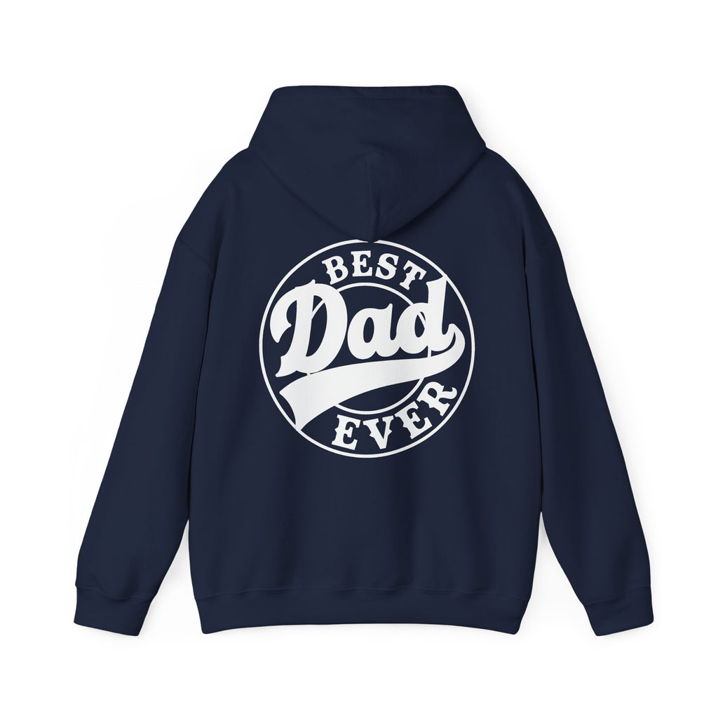 Best Dad Ever Hoodie  Retro Logo Fathers Day Sweatshirt