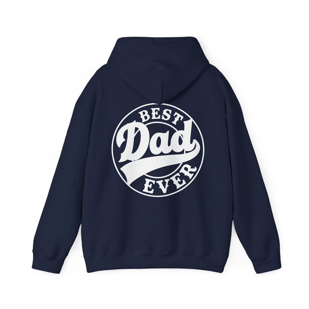 Best Dad Ever Hoodie  Retro Logo Fathers Day Sweatshirt