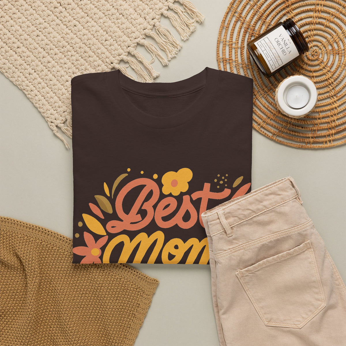 “Best Mom Ever” T-Shirt – Floral Mother’s Day Gift Graphic Tee