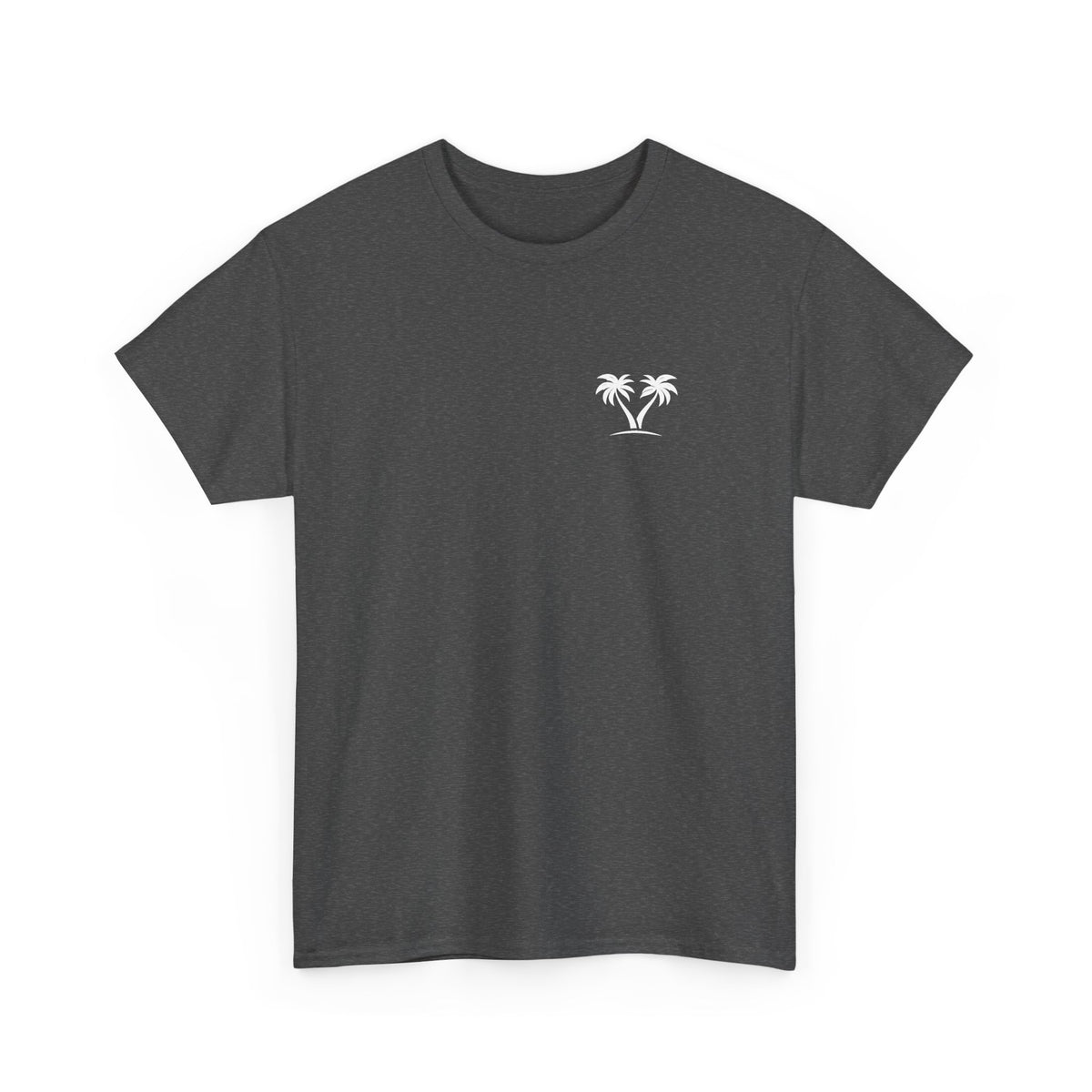 Minimal Palm Tree T-Shirt – Tropical Beach Graphic Tee