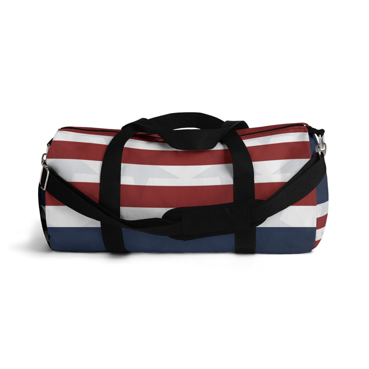 Americana Stripe Duffel Bag – Red White & Navy Design