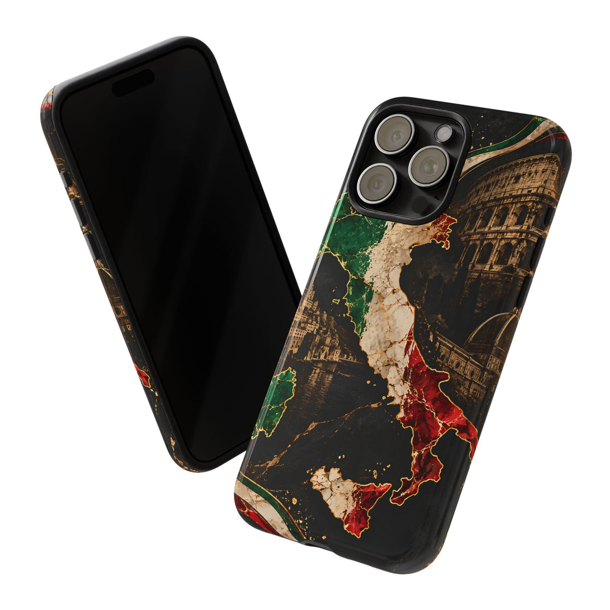 Italy Map Phone Case – Italian Heritage Rome Tough Case