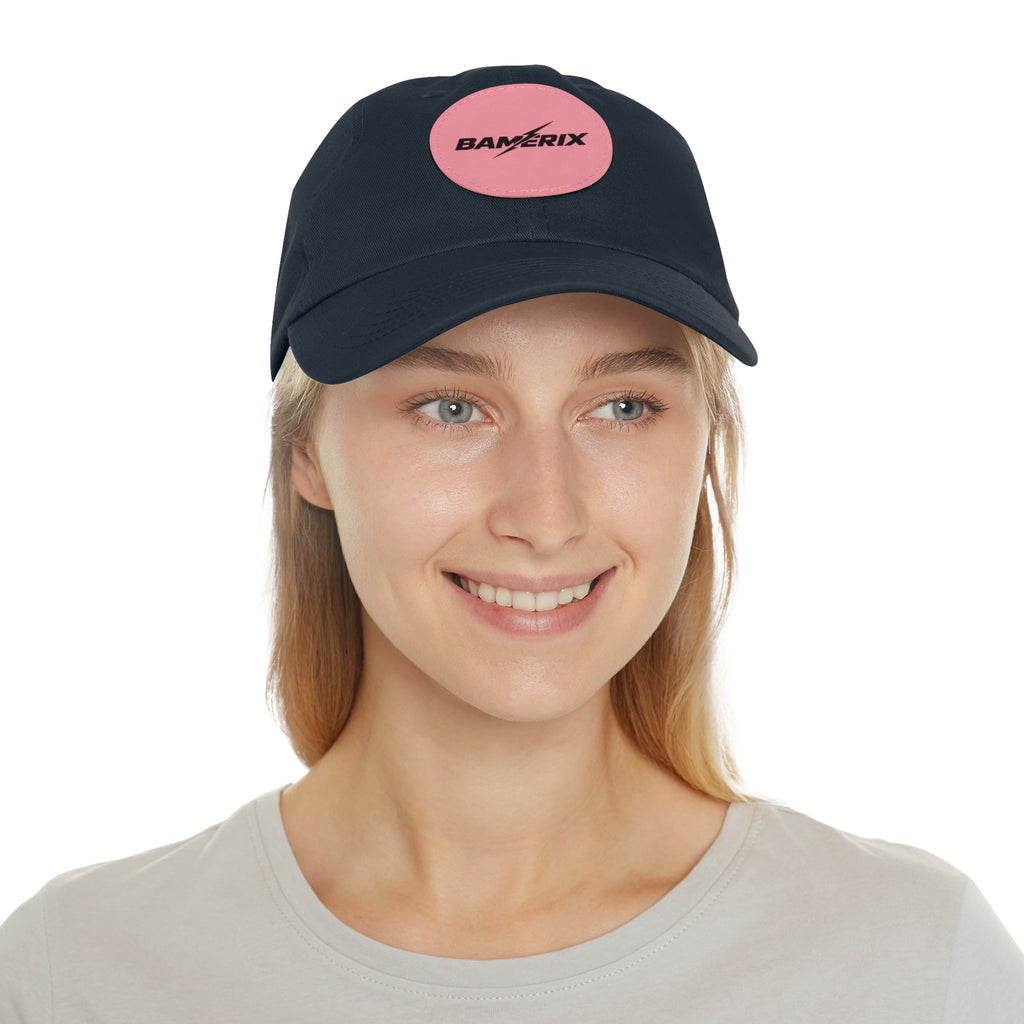 Bamerix Leather Patch Dad Hat – Classic Logo Baseball Cap