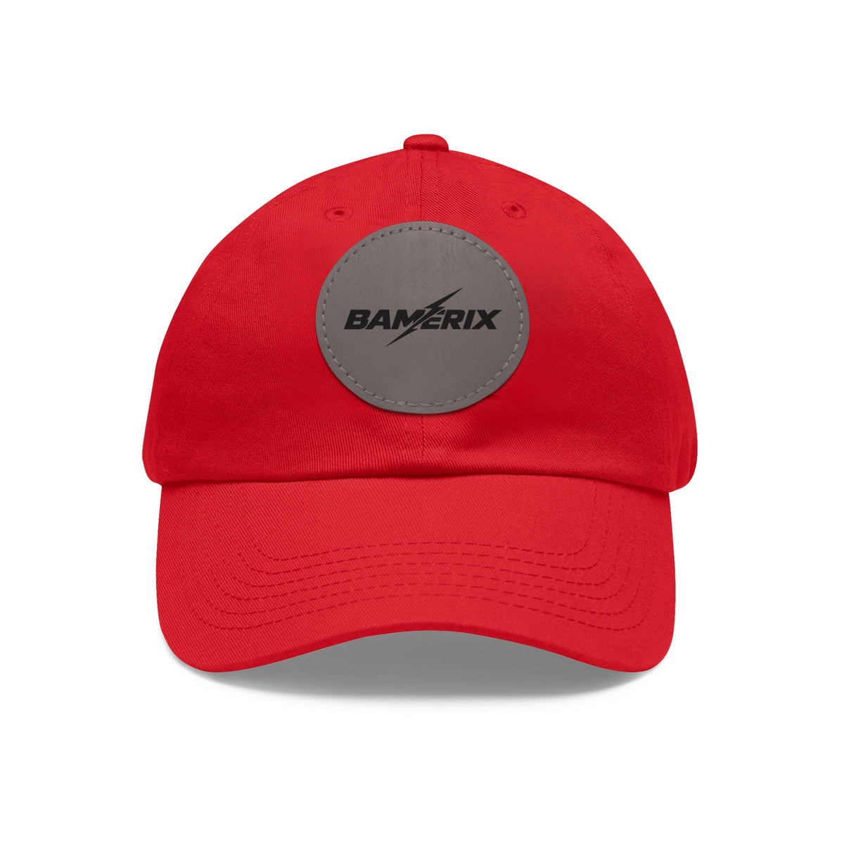 Bamerix Leather Patch Dad Hat – Classic Logo Baseball Cap