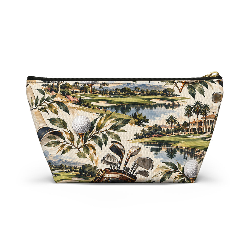 Vintage Golf Pouch – Classic Country Club Print