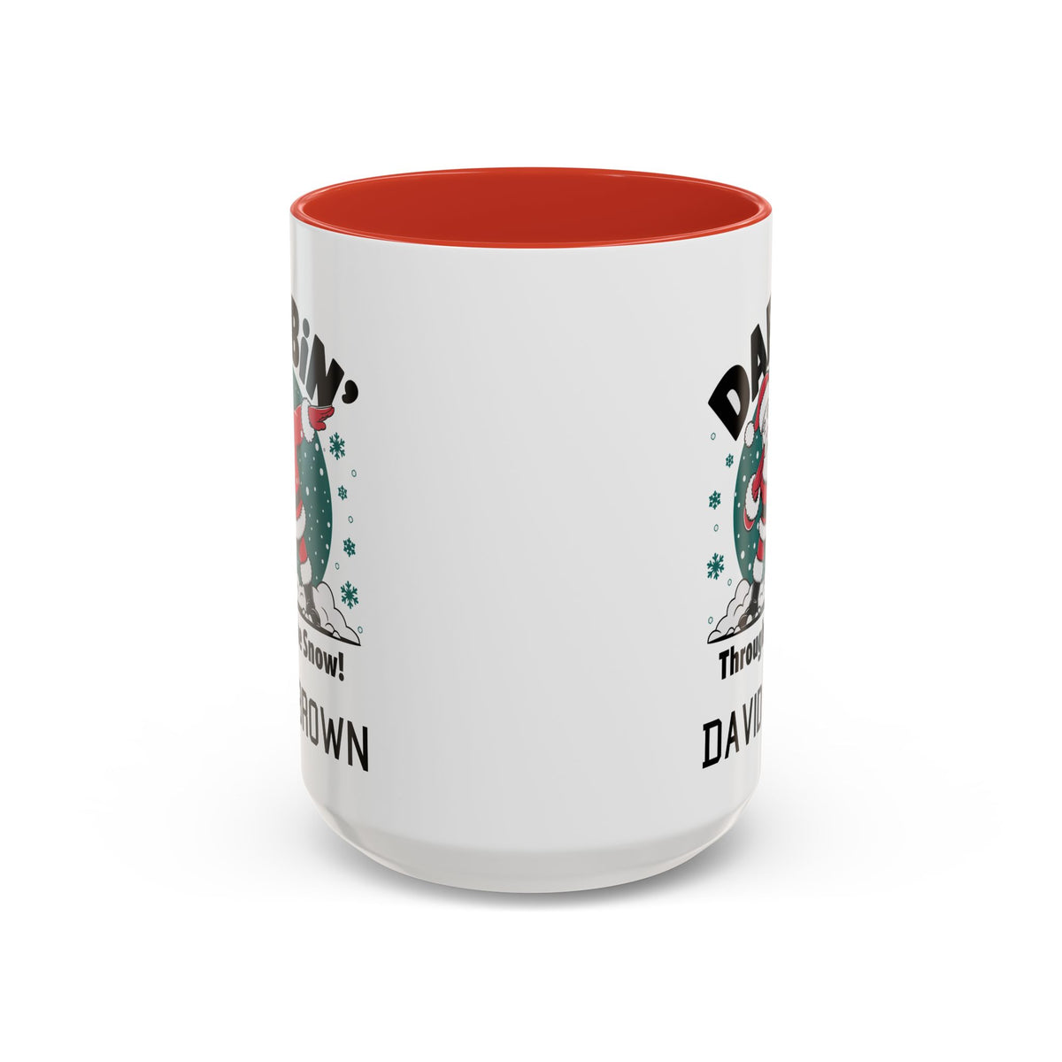 Personalized Christmas Santa Mug with Name – Funny Dabbing Santa Gift