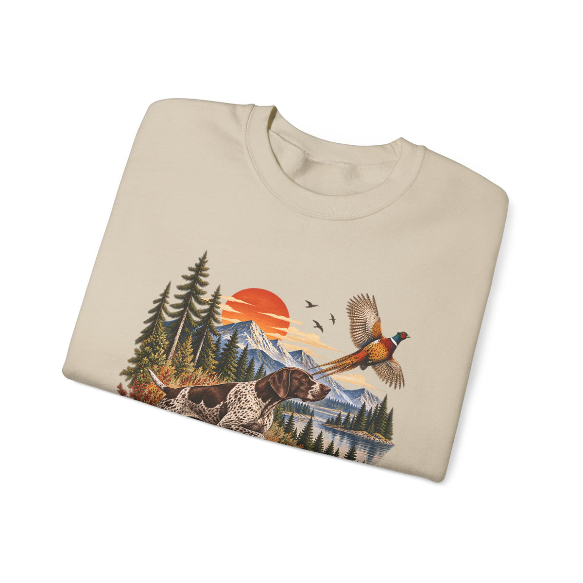 Hunting Dog & Pheasant Sweatshirt – Outdoor Hunter Design