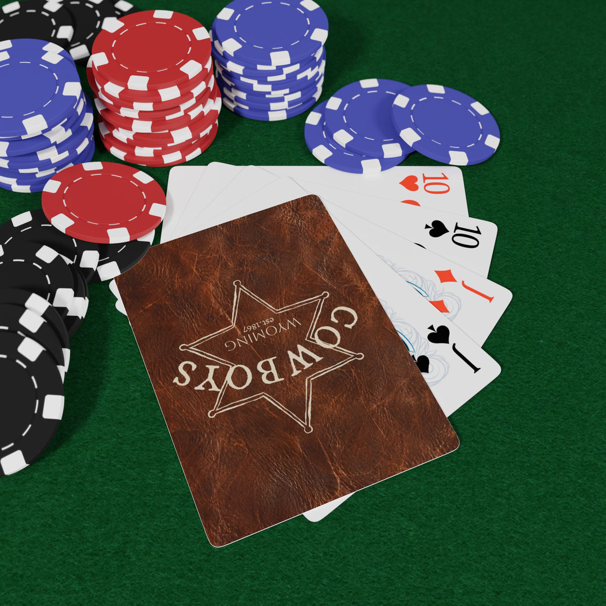Wyoming Cowboy Poker Playing Cards – Western Design