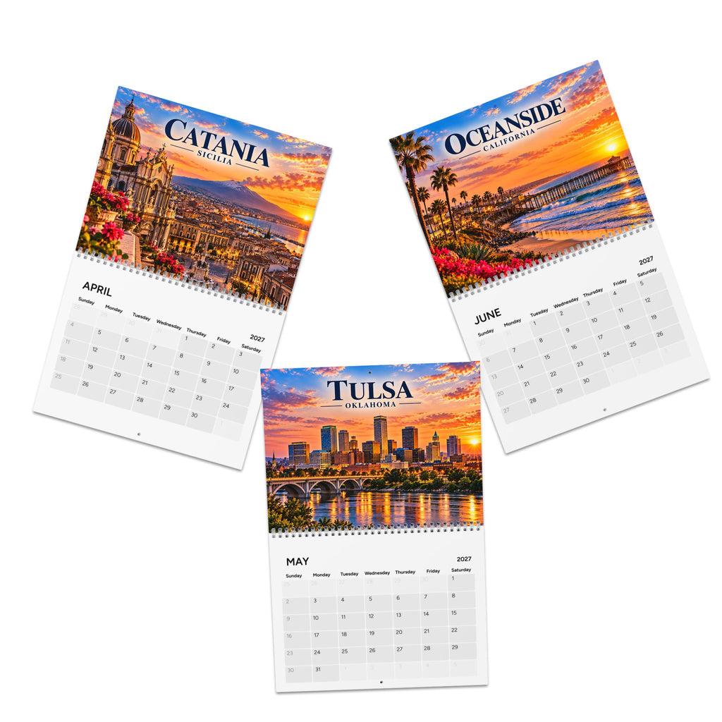 World Cities 2027 Wall Calendar – Iconic Destinations