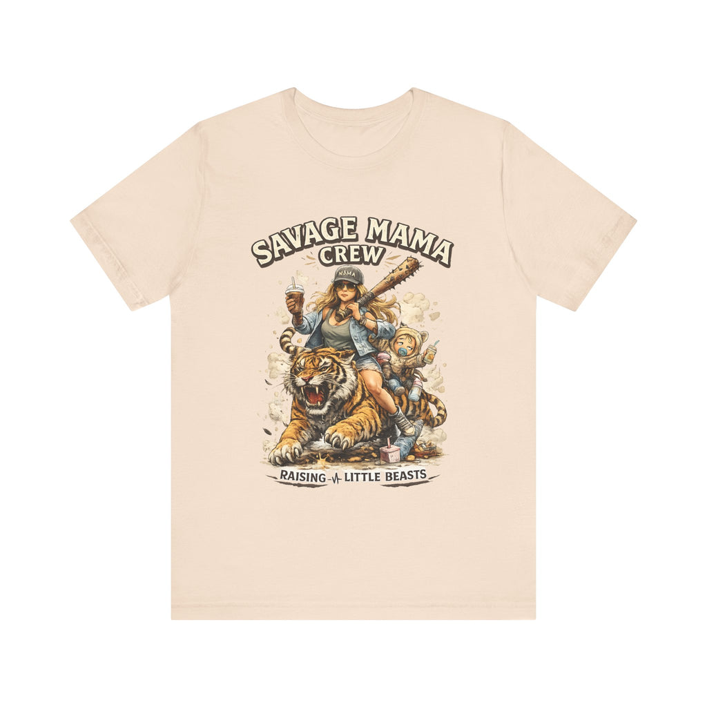 Savage Mama Crew Shirt  Funny Mom T Shirt, Strong Mom Graphic Tee, Cool Mom Life Gift
