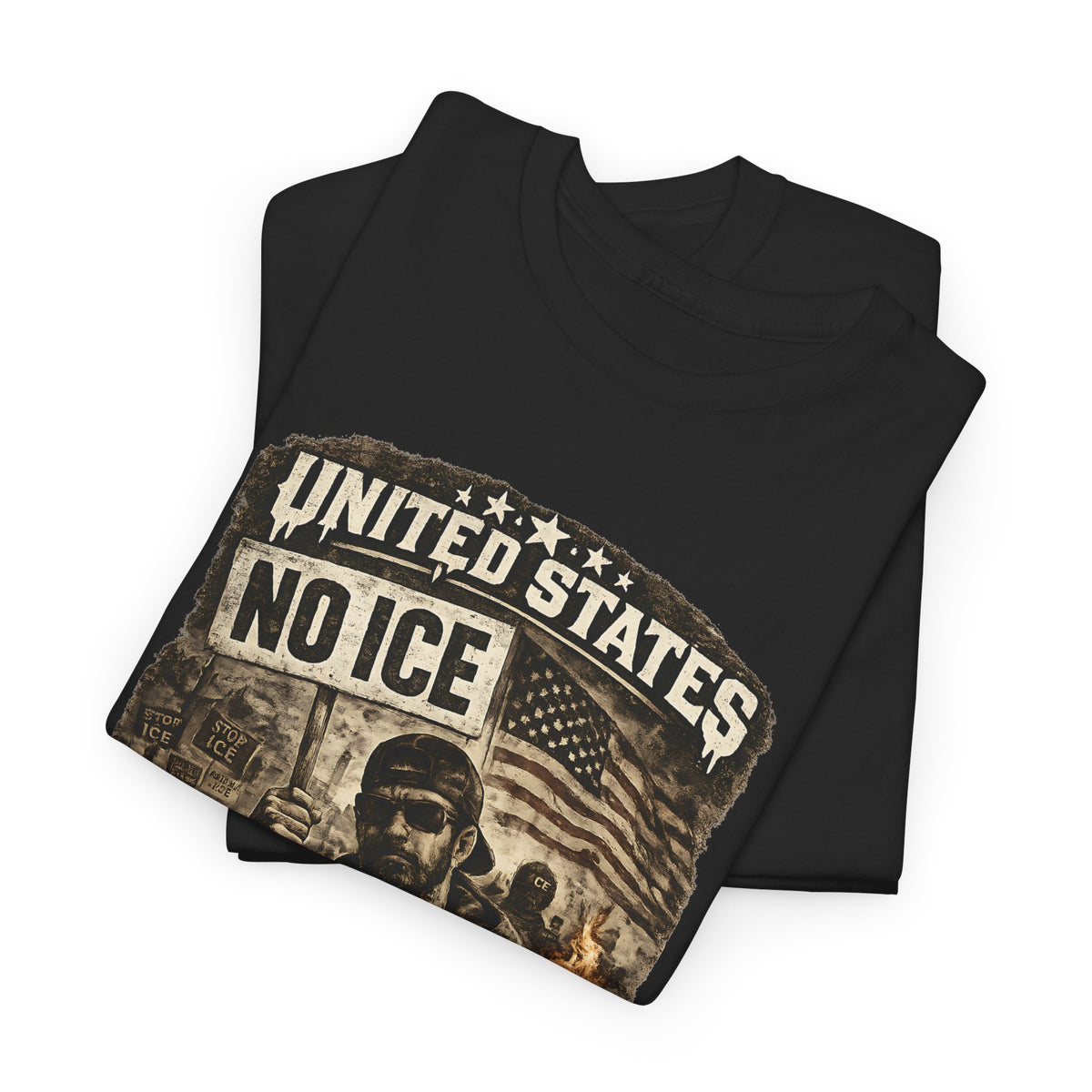 No ICE T-Shirt – United States Statement Streetwear Graphic Tee