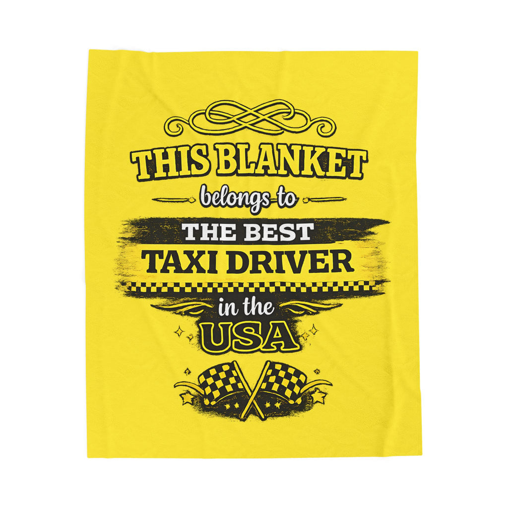Best Taxi Driver Blanket Gift for Taxi Driver  Funny Cab Driver Gift  USA Taxi Appreciation Throw