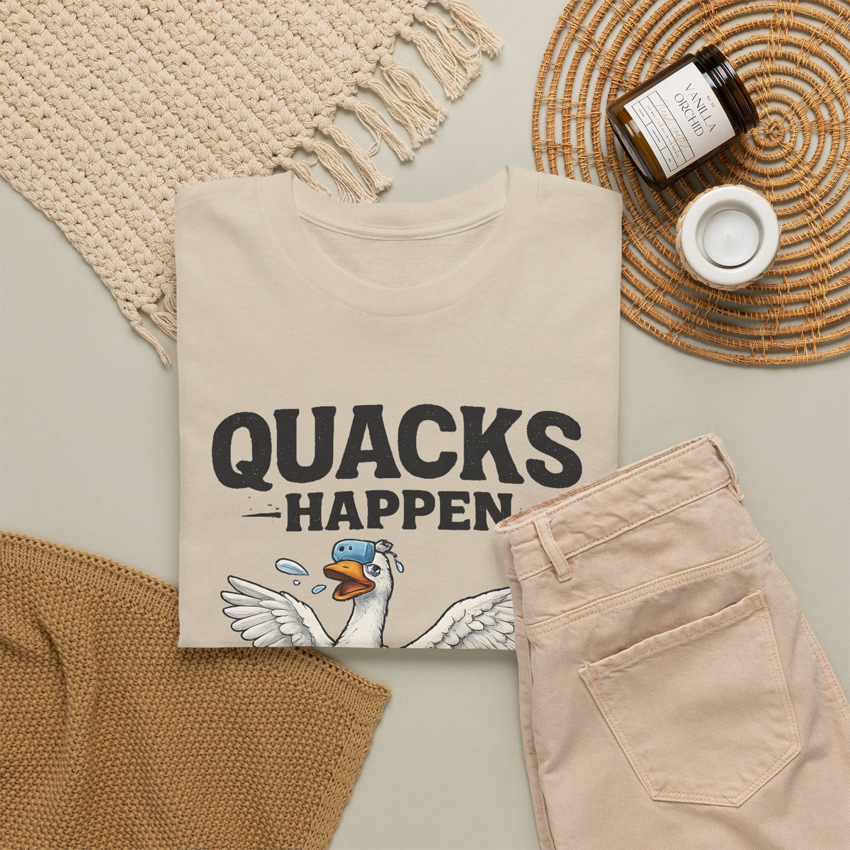 “Quacks Happen” Diabetes T-Shirt – Funny Diabetic Duck Graphic Tee