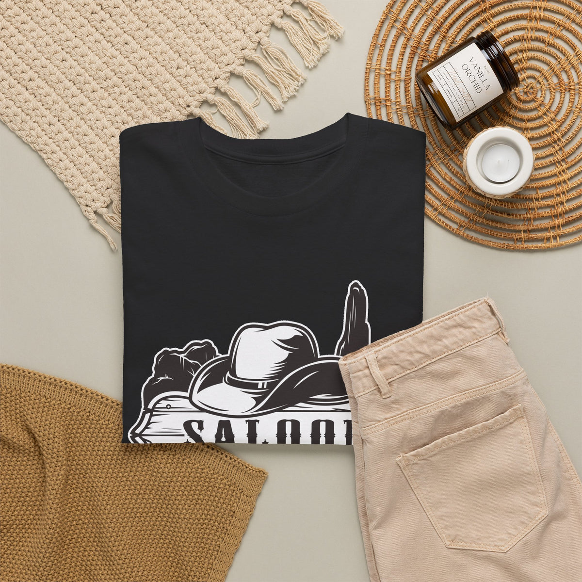 Vintage Western T-Shirt – Cowboy, Saloon & Desert Graphic Tee