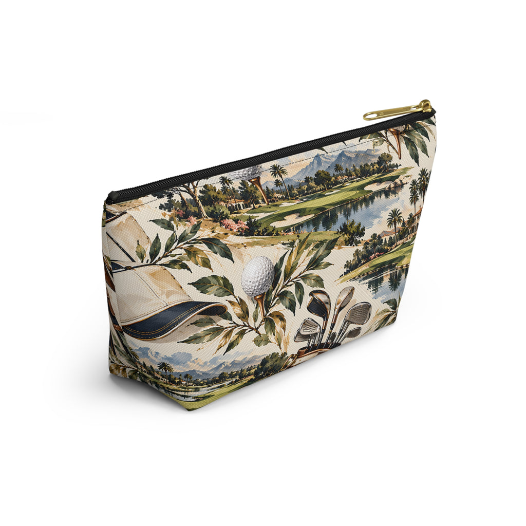 Vintage Golf Pouch – Classic Country Club Print