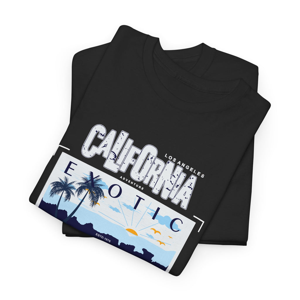 California Beach T-Shirt – Sunset Coastal Graphic Tee