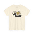 “Short Legs, Big Attitude” Dachshund T-Shirt – Funny Dog Graphic Tee