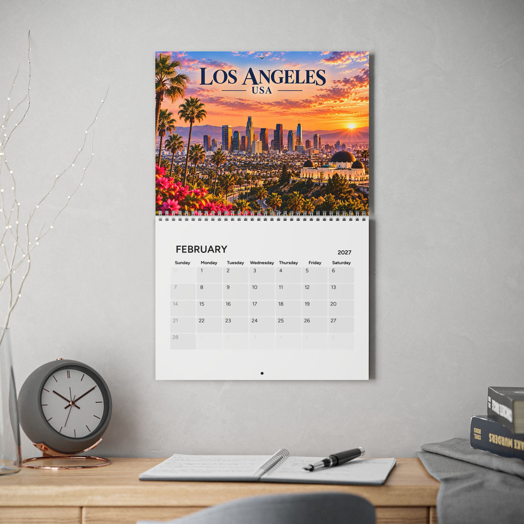 World Cities 2027 Wall Calendar – Iconic Destinations