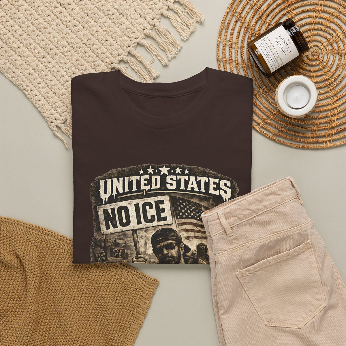 No ICE T-Shirt – United States Statement Streetwear Graphic Tee