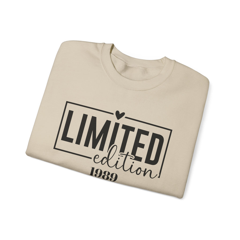 Limited Edition custom date of birth Unisex Crewneck Sweatshirt