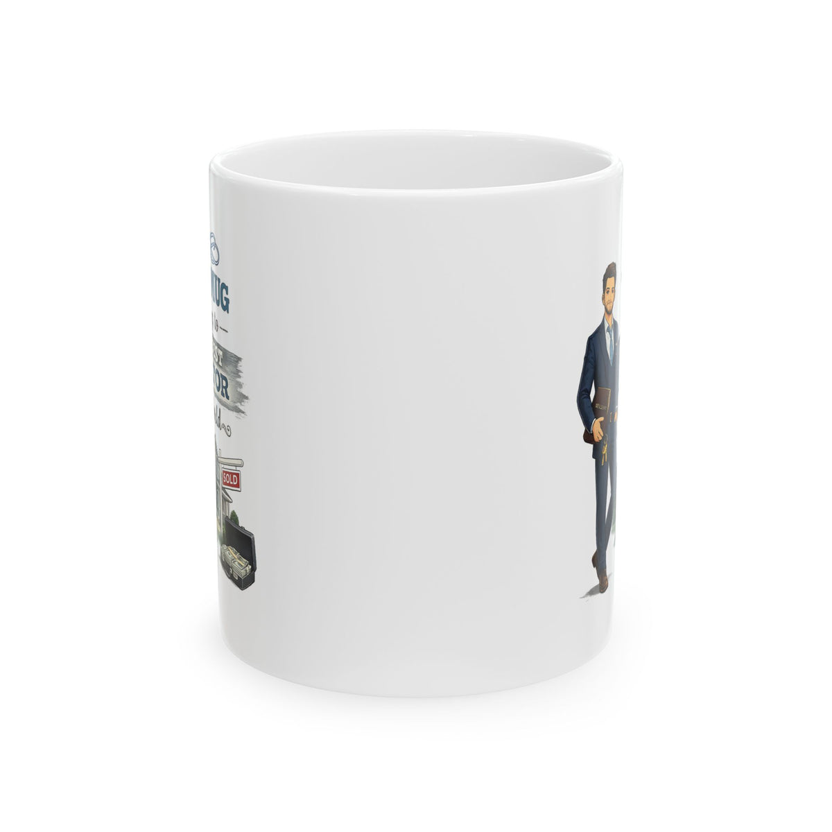 Best Realtor Mug This Mug Belongs To The Best Realtor in the World, Real Estate Agent Coffee Mug Gift