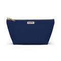 Bamerix Signature Pouch – Navy Pinstripe Minimal Design