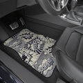 Comic Book Car Floor Mats – Black & White 4-Piece Set