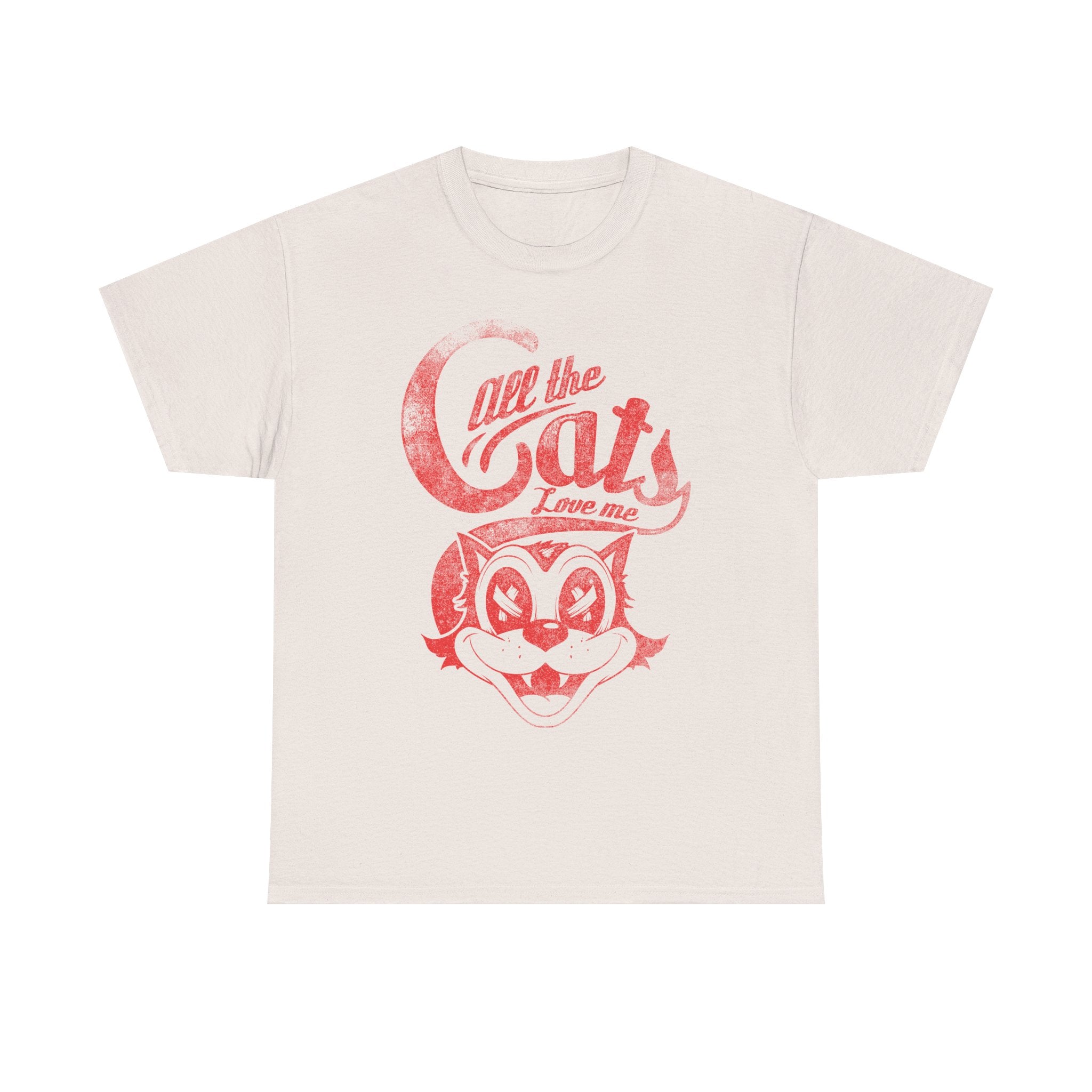 All the Cats Love Me Unisex Cotton Tee - Cute Cat Shirt, Cat Lover Gift, Pet Owner Apparel, Funny Cat T-Shirt, Birthday Gift for Her