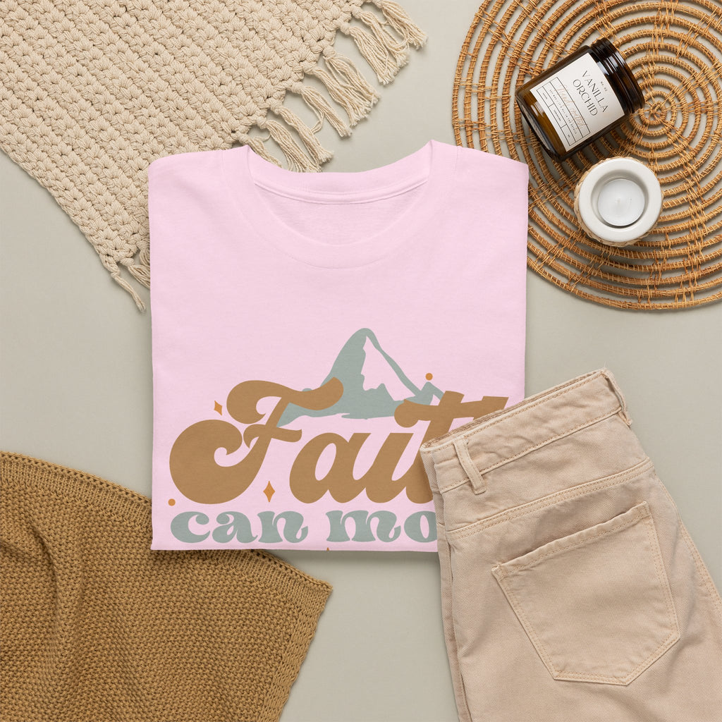 Faith Moves Mountains T-Shirt – Christian Faith Graphic Tee