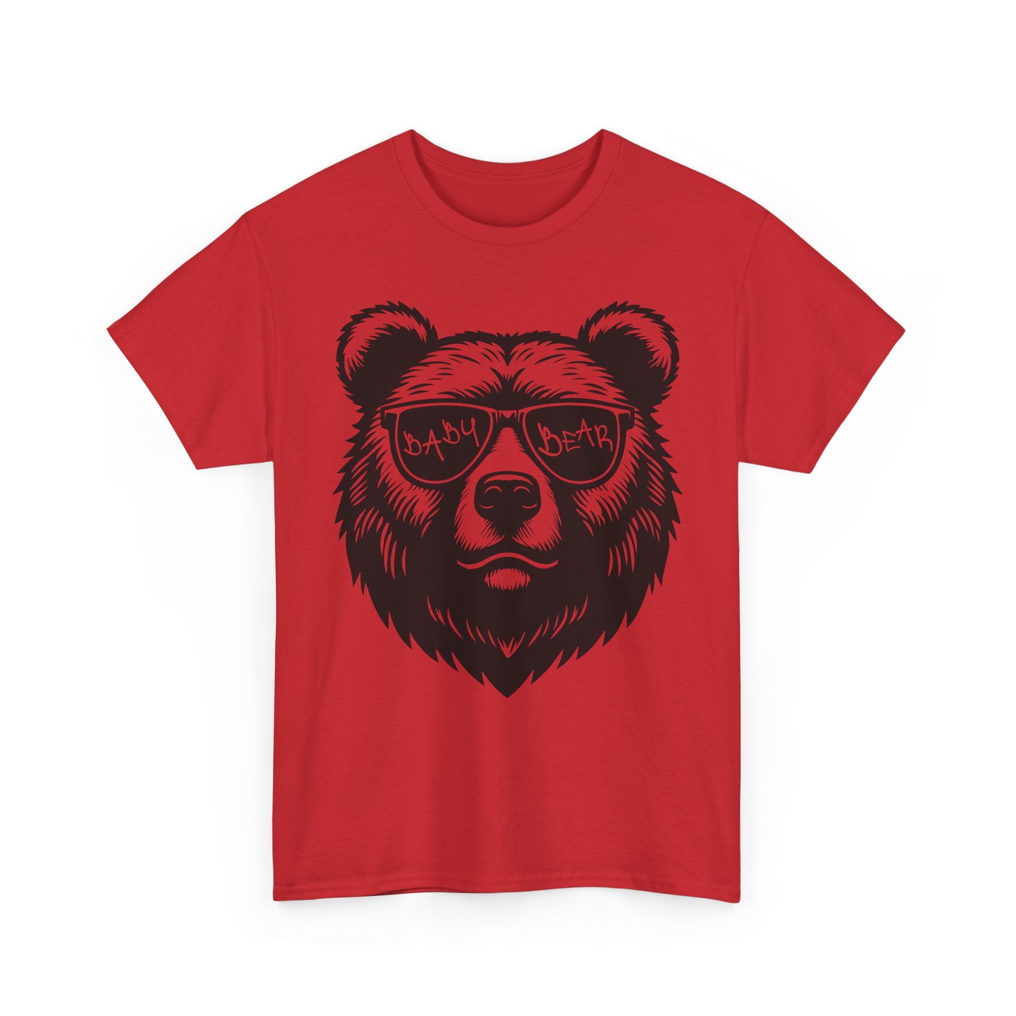 Baby Bear Graphic Tee, Unisex Cotton T-Shirt, Casual Wear, Animal Lover Gift, Summer Outfit, Cool Bear Design