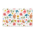 Colorful Floral Doormat – Botanical Wildflower Entryway Mat