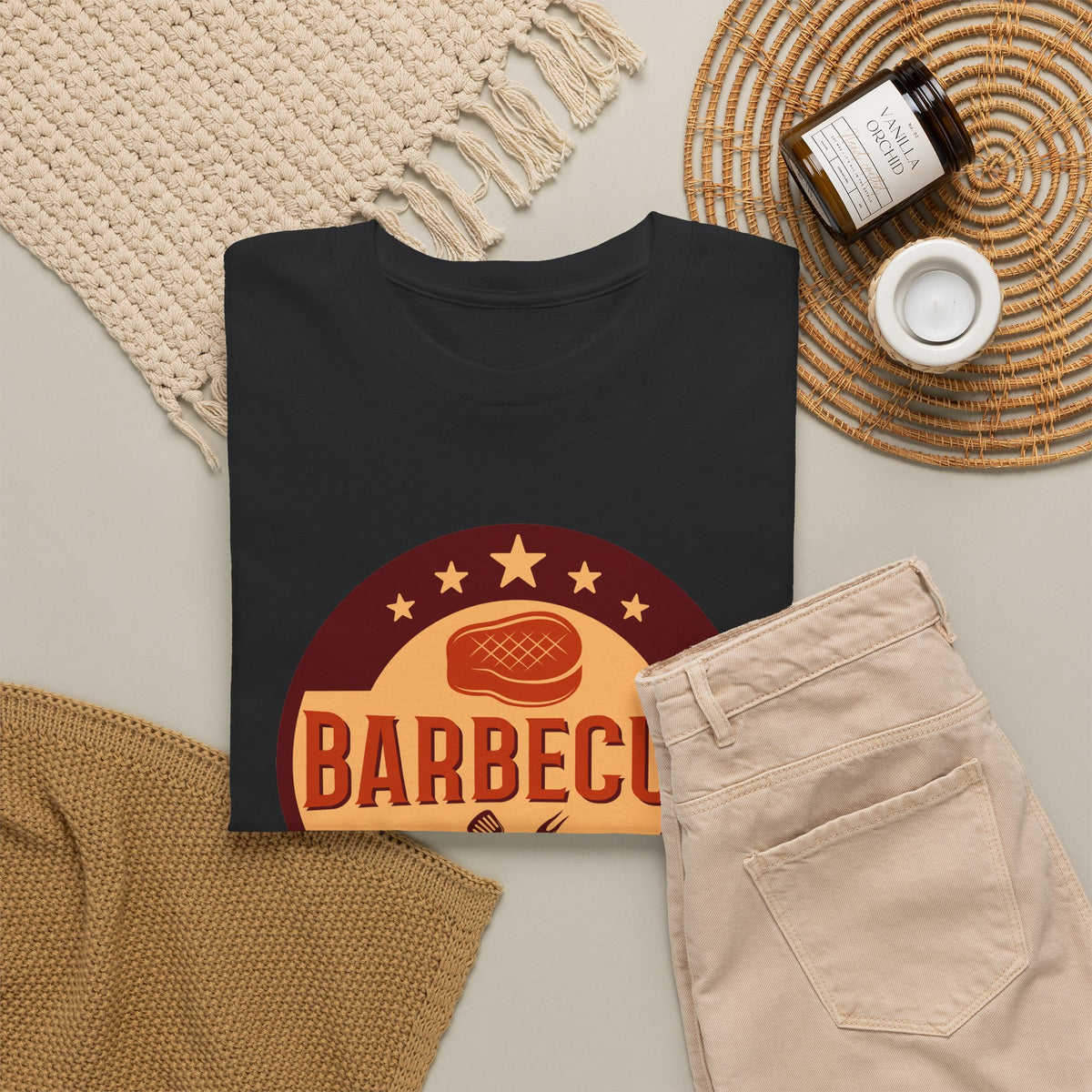 BBQ Grill Menu T-Shirt – Vintage Barbecue Cooking Graphic Tee