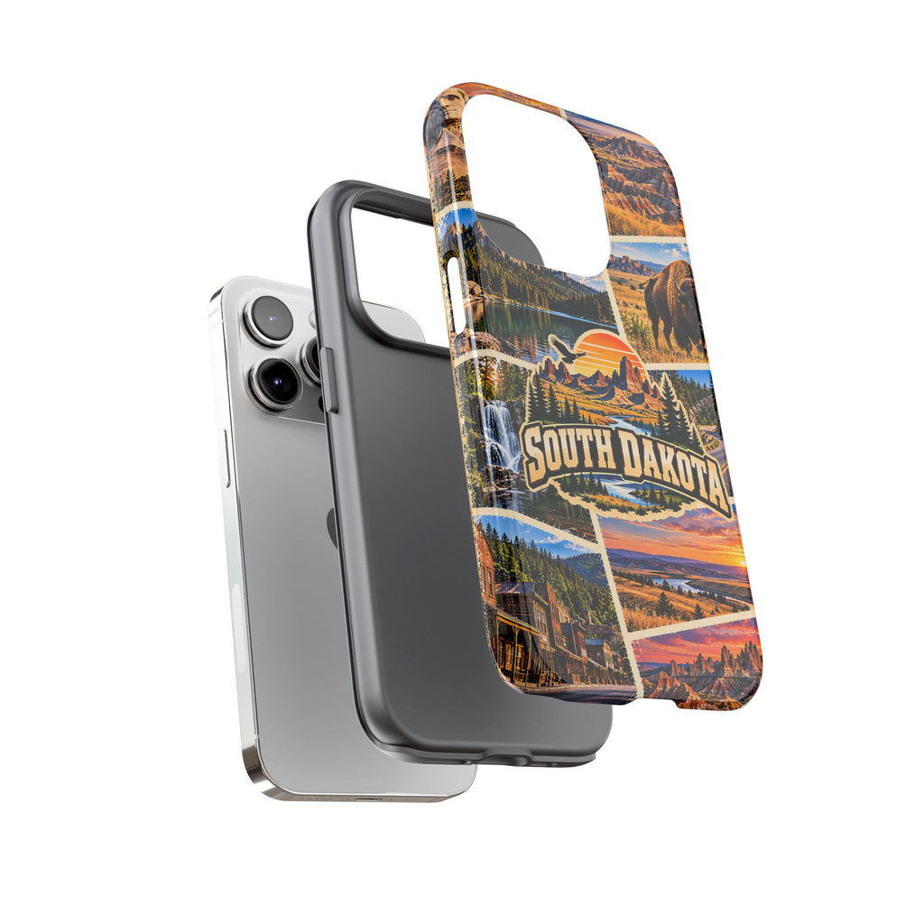 South Dakota Tough Phone Case – Scenic Travel Collage