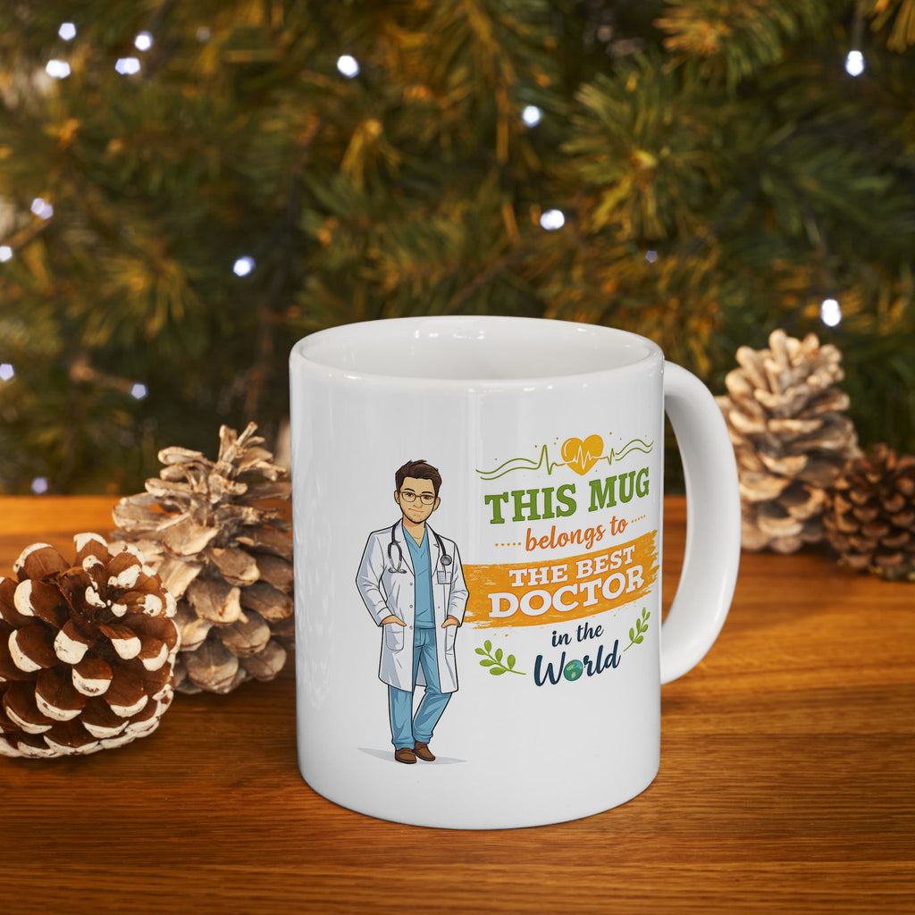 Best Doctor Mug  Funny Doctor Coffee Mug Gift, This Mug Belongs To Doctor, Medical Gift for Doctors