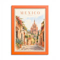 Mexico Vintage Framed Poster – San Miguel de Allende Wall Art