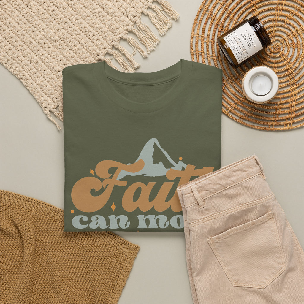 Faith Moves Mountains T-Shirt – Christian Faith Graphic Tee