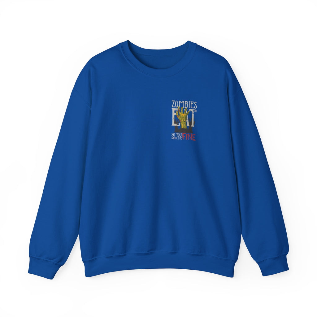 Zombies Eat Crewneck Sweatshirt