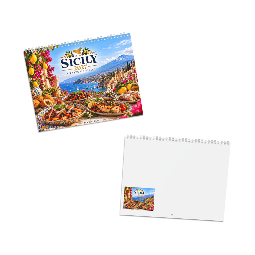 Sicily 2027 Wall Calendar – Sicilian Food & Culture