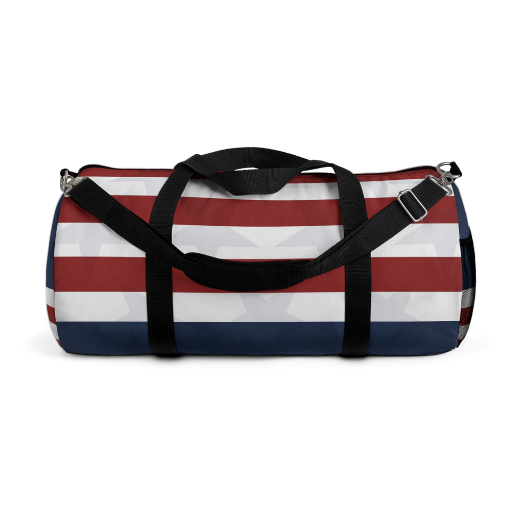 Americana Stripe Duffel Bag – Red White & Navy Design
