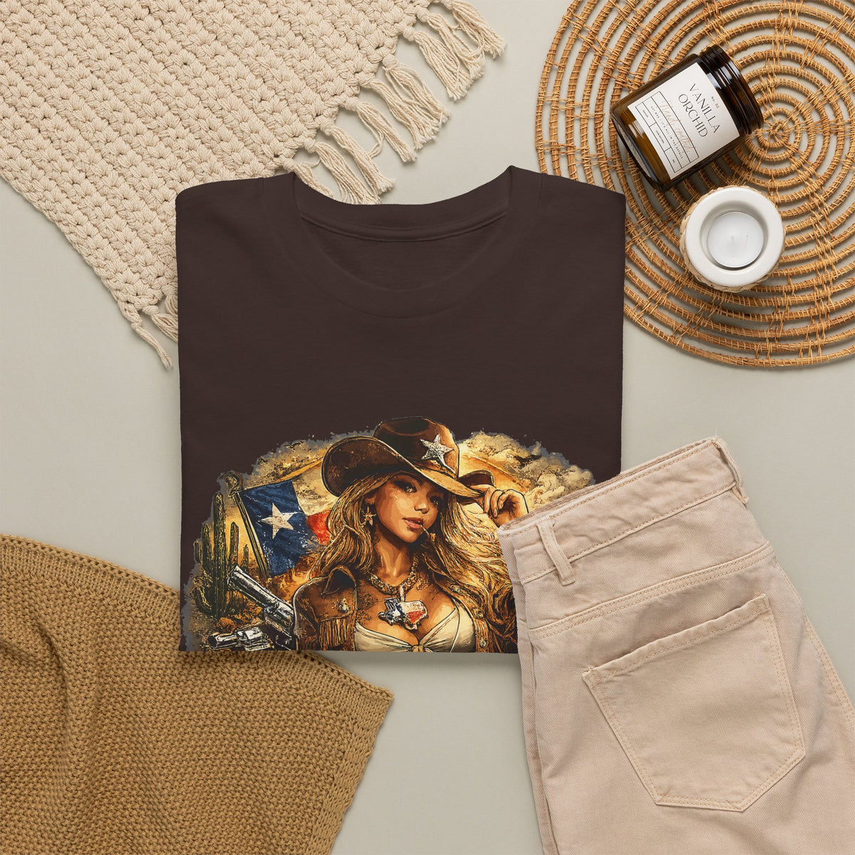 Texas Cowgirl T-Shirt – Vintage Western & Rodeo Graphic Tee