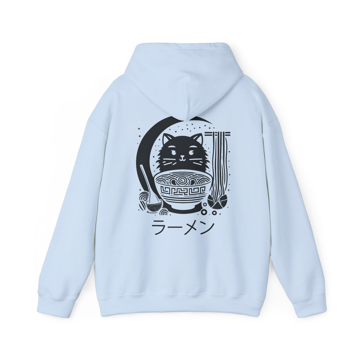 Kawaii Cat Ramen Hoodie | Cute Noodle Bowl Sweatshirt