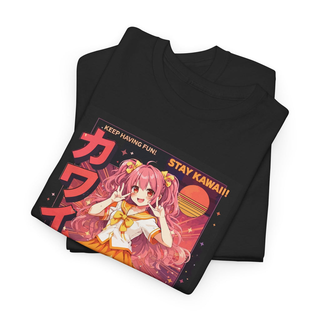 Kawaii Anime Girl T-Shirt – Japanese-Inspired Graphic Tee