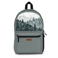 Misty Forest Backpack – Watercolor Mountain Pine Design