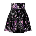 Purple Celestial Butterfly Skater Skirt – Floral Moon Design