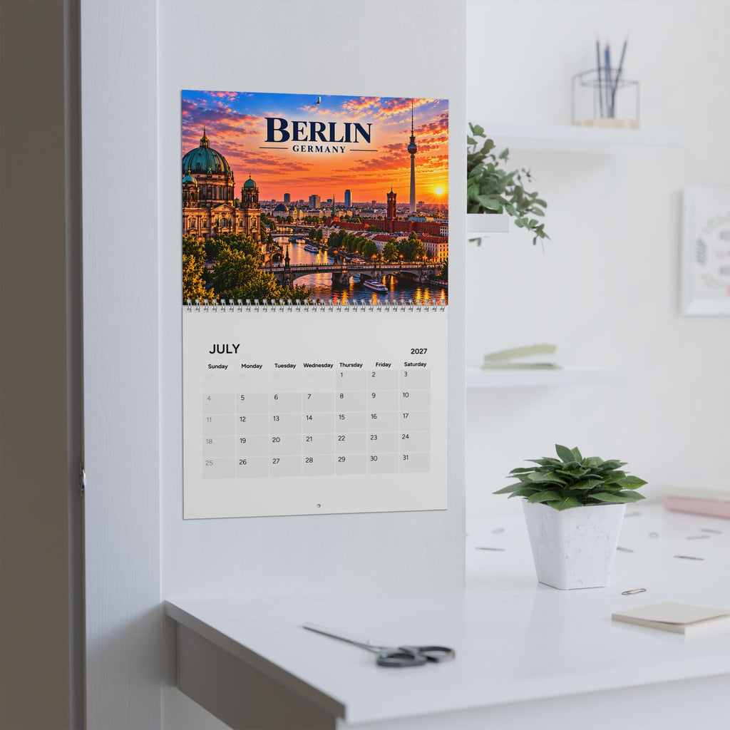 World Cities 2027 Wall Calendar – Iconic Destinations